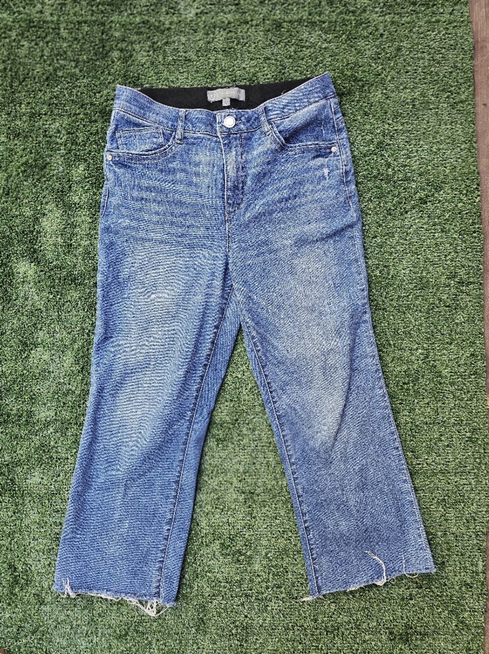 Wit & Wisdom With Tummy Control Faded Blue Straight-Leg Jeans